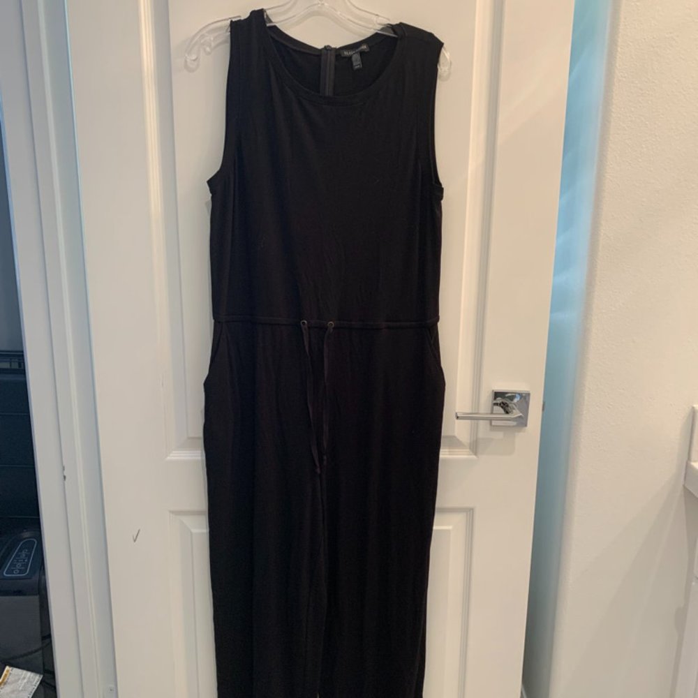 Eileen Fisher Black Sleeveless Jumpsuit